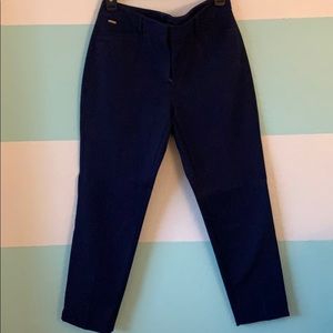 WHBM blue slim ankle pant